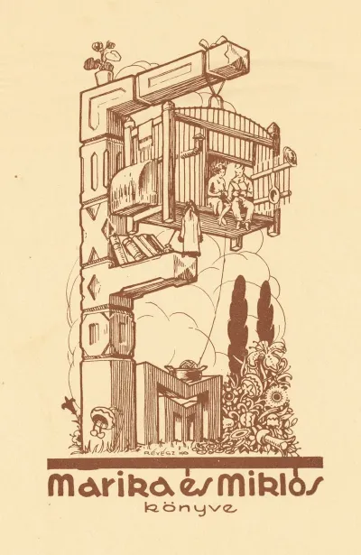 Ex Libris Van Marika En Miklos