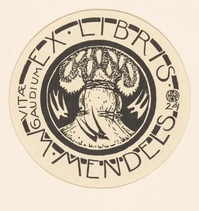 Ex Libris Van Maurits Mendels 3