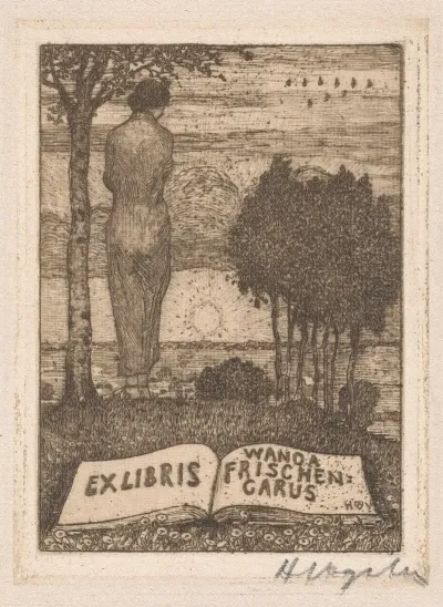 Ex Libris Wanda Frischen Carus