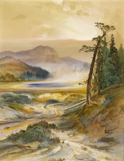 Excelsior Geyser Yellowstone Park