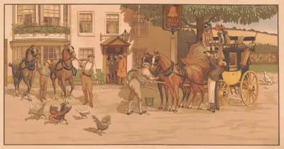 Exchanging Horses At The Bell Inn
