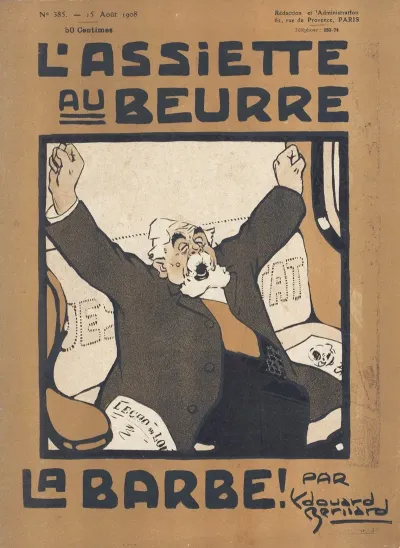 Exemplaar Van Het Tijdschrift Lassiette Au Beurre No 385 15 Augustus 1908