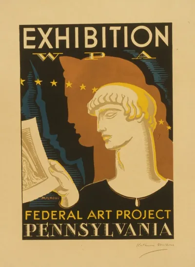 Exhibition Wpa Federal Art Project Pennsylvania