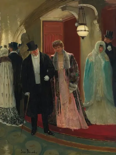 Exit From The Loge Of The Opera