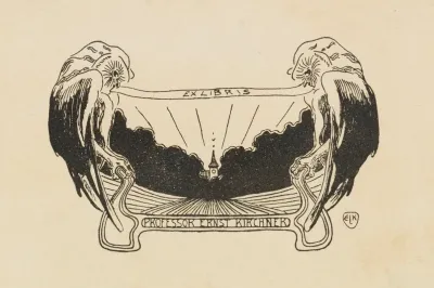 Exlibris Professor Ernst Kirchner