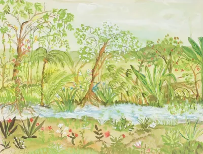 Exotiskt Landskap