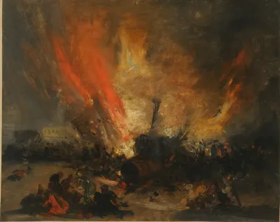 Explosion De Una Locomotora