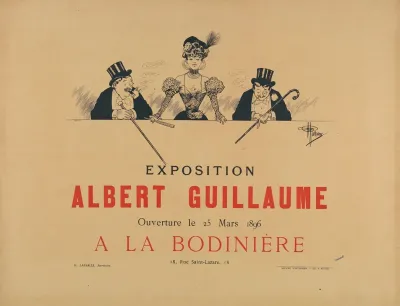 Exposition Albert Guillaume Ouverture Le 25 Mars 1896 A La Bodiniere