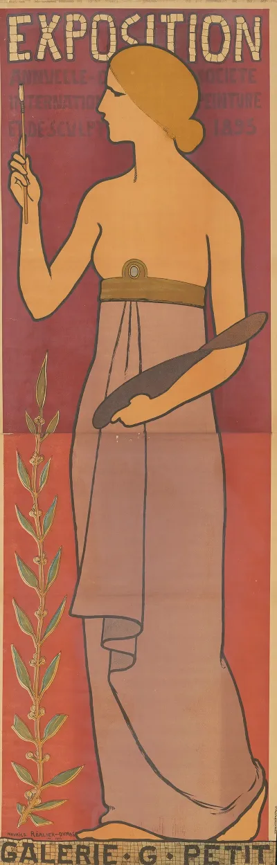 Exposition Annuelle International Peinture 1895 Galerie G Petit