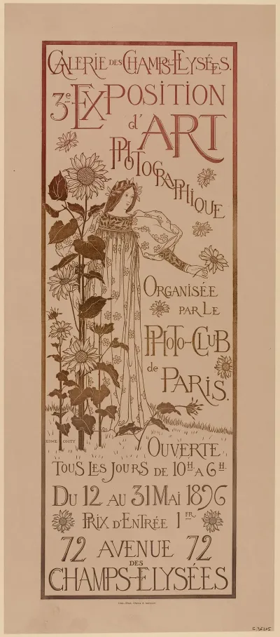 Exposition Dart Photographique Du Photo Club De Paris 3e Annee 1896 3