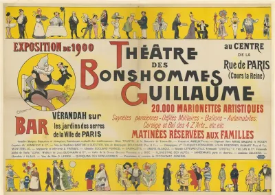 Exposition De 1900 Theatre Des Bonshommes Guillaume 20 000 Marionnettes Artistiques