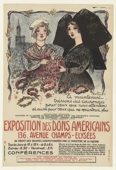 Exposition Des Dons Americains 136 Avenue Des Champs Elysees