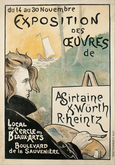 Exposition Des Oeuvres De A Sirtaine X Wurth R Heintz