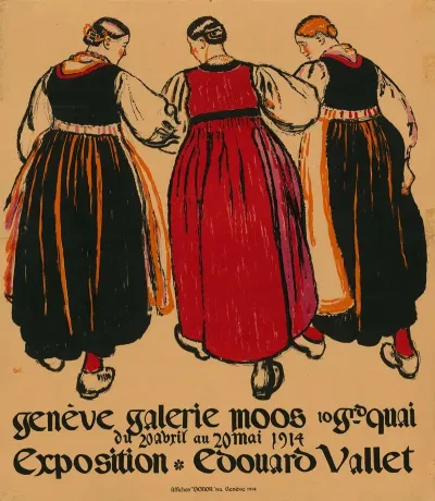 Exposition Edouard Vallet Geneve Galerie Moos