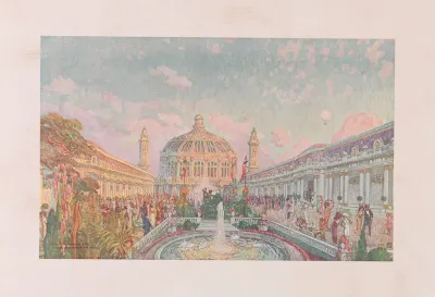 Exposition Et Universelle Internationale De Gand 1913 Avenue Dhonneur
