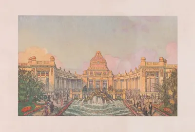 Exposition Et Universelle Internationale De Gand 1913 Palais Des Beaux Arts 1912