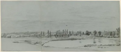 Extensive Landscape With A Pond
