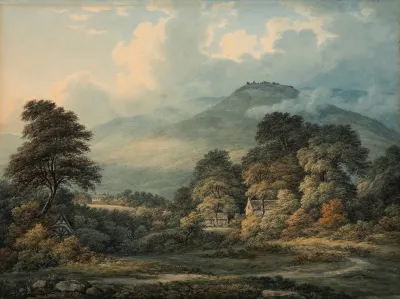 Extensive Landscape With Distant Mountains