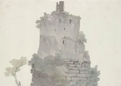 Exterieur Van Het Graf Van Ciceron Tussen Itri En Gaeta