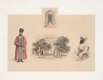 Exterior Of The Tomb Of Sultan Mahmood Guznee Abdool Rusheed Khan Yacoob Beg Toorkumun Ambassador From Khiva To Cabul