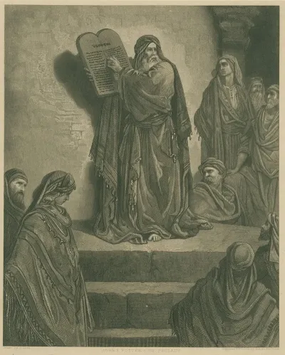 Ezra The Priest Reading The Law
