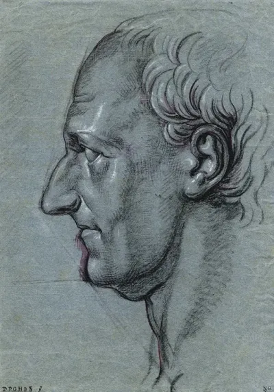 F Hemsterhuys Hoofd En Profil Nr Links