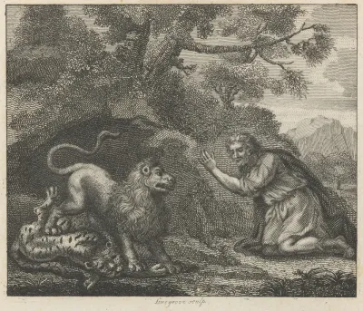 Fable I The Lion The Tiger And The Traveller