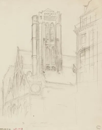 Facade Et Tour De Saint Nicolas Des Champs 3eme Arrondissement