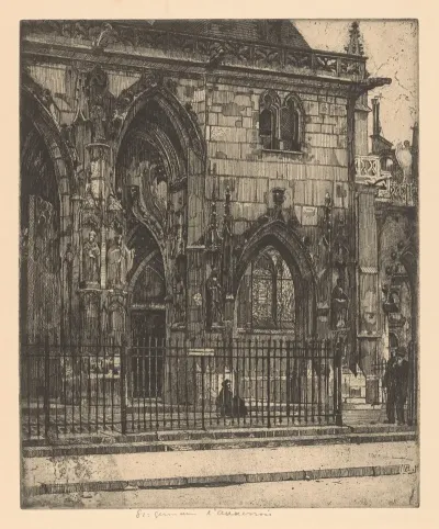 Facade Of Saint Germain Lauxerrois