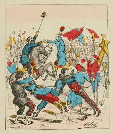 Facon Dont Le Gouvernement De Versailles Les Empailles Remportera La Victoire A La Bataille De Crosse En Lair