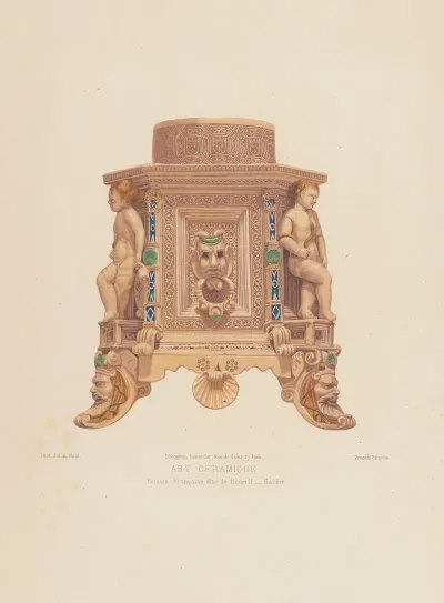 Faience Francaise Dite De Henri Ii Saliere