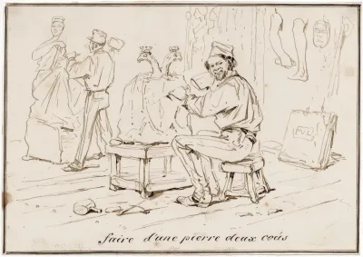 Faire Dune Pierre Deux Cous Beeldhouwersatelier