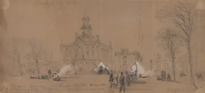 Fairfax Seminary Now General Hospital Headquarters For The Army Of The Potomac