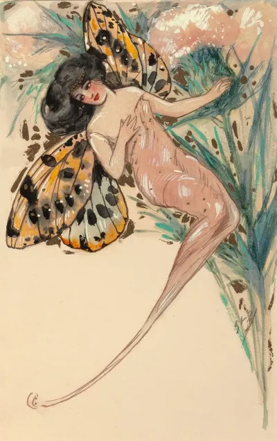 Fairy With Butterfly Wings Sensibility