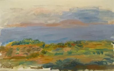 Falaise Verte Et Mer