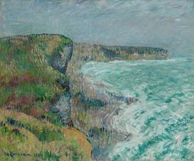 Falaises Dyport En Hiver