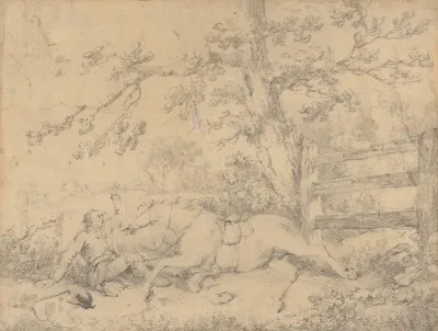 Fallen Horse And Rider The Hunt Disappearing Left