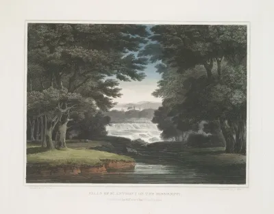 Falls Of St Anthony On The Mississippi