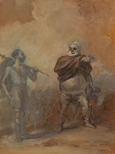 Falstaff Instructing Bardolph