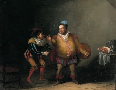 Falstaff Mocking Bardolphs Nose