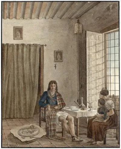 Familiegroep Aan Tafel