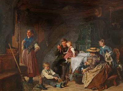 Familienszene