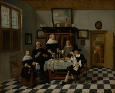 Family Group In An Interior 2
