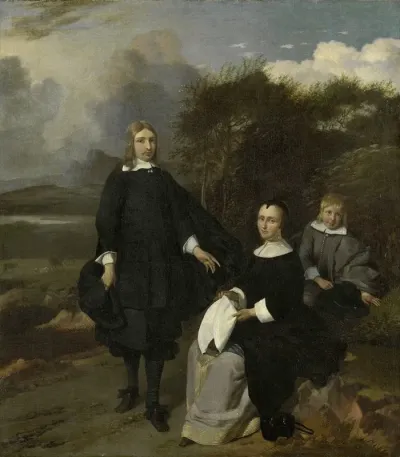 Family In A Landscape