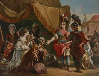 Family Of Darius Before Alexander