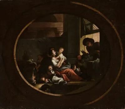 Family Scene In An Interior