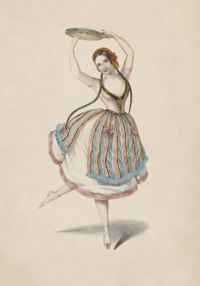 Fanny Cerrito La Fille De Marbre Ballet De C Pugni Laldeana Valse De Fred Burgmuller