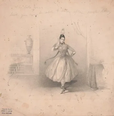 Fanny Elssler Music Sheet Cover