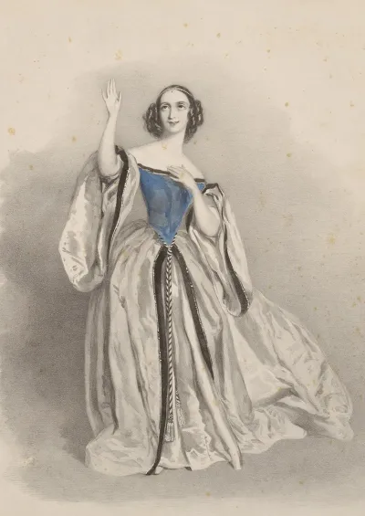 Fanny Persiani As Lucia In Donizettis Lucia Di Lammermoor