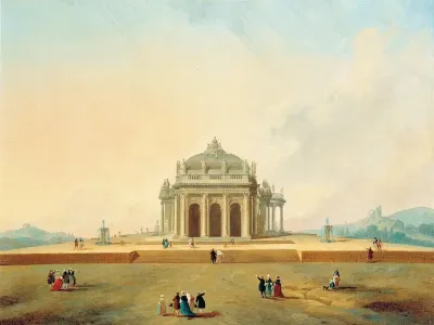 Fantastical Architectural Study With Figures 2